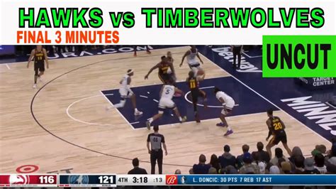hawks vs timberwolves last game